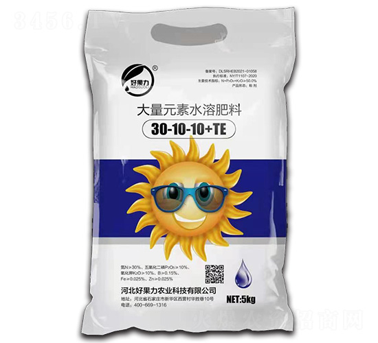 大量元素水溶肥料30-10-10+TE-好果力